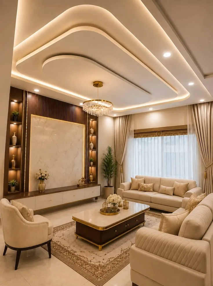 Villa Interiors Living Room Design